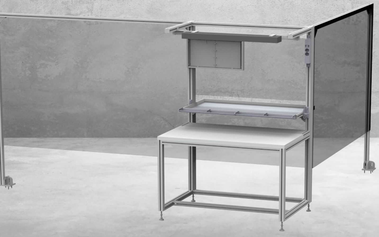 Protection de comptoir – Hall d'accueil