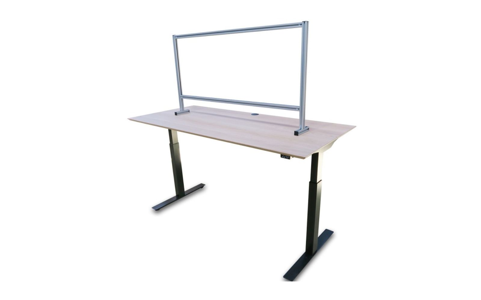 Bureau avec cloison