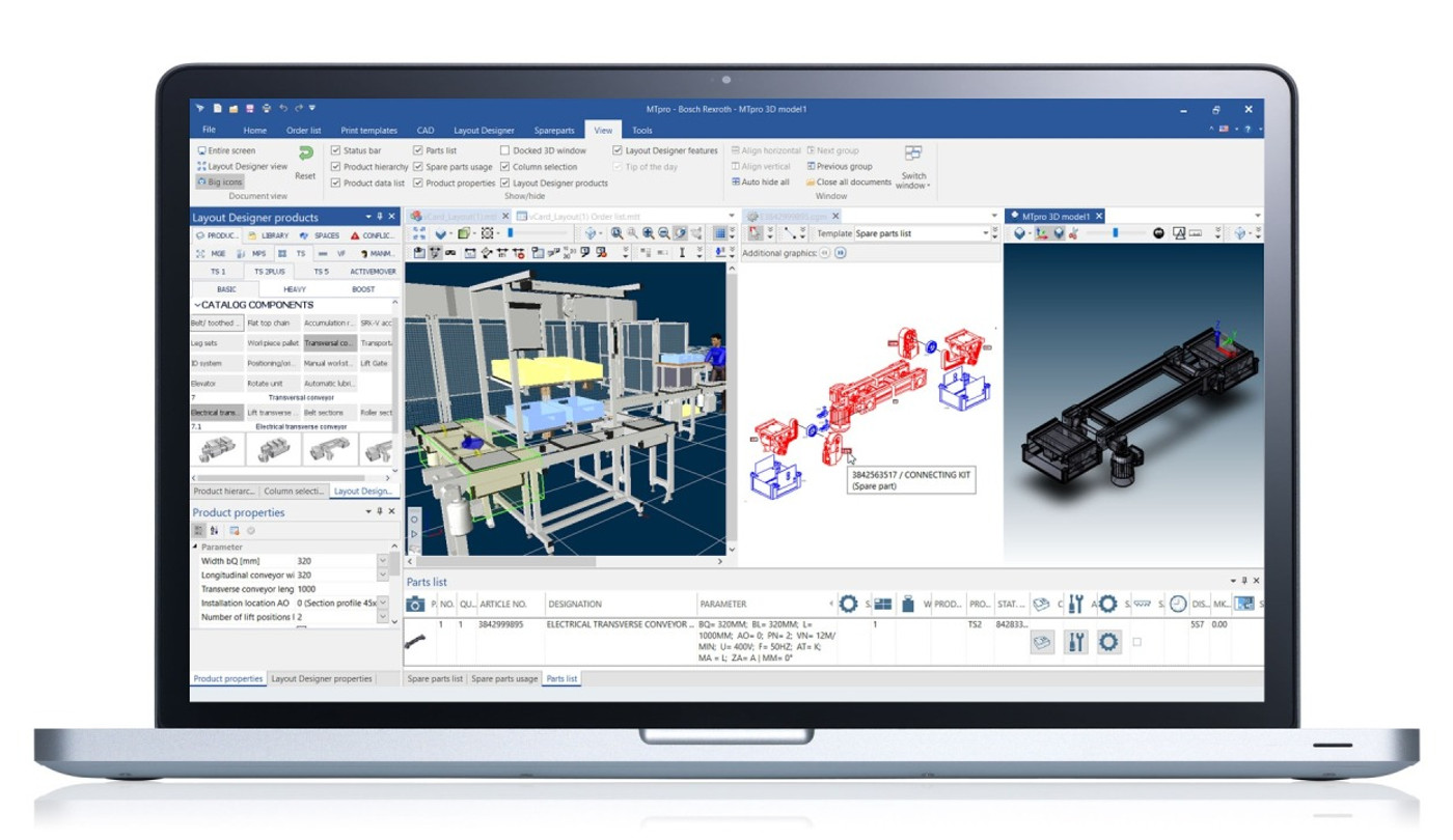 Logiciel MTpro Bosch Rexroth